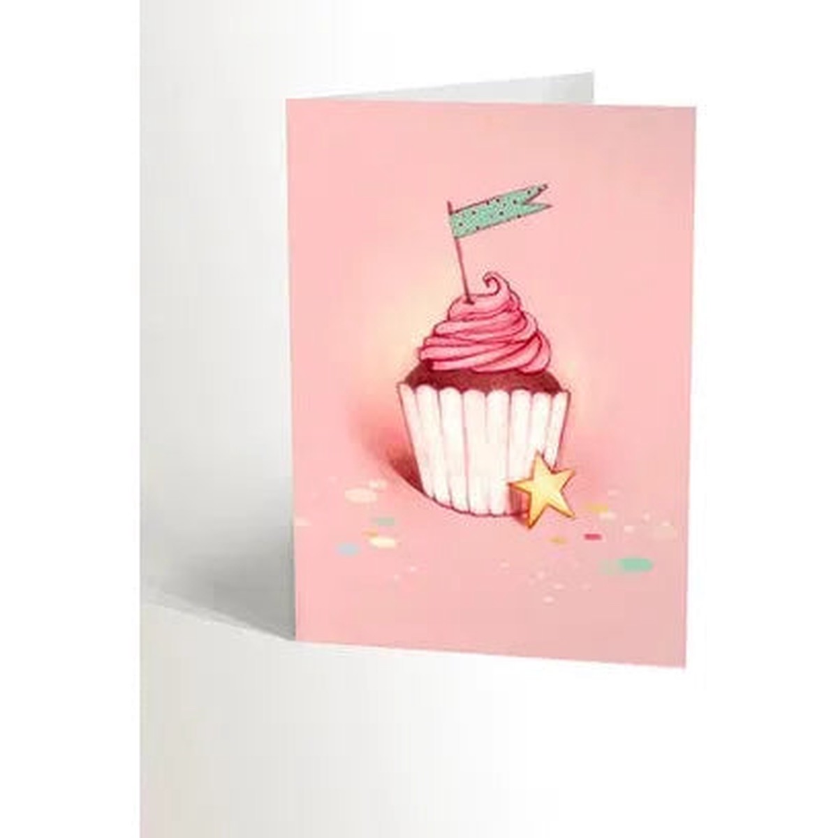 Pink Cupcake Card -